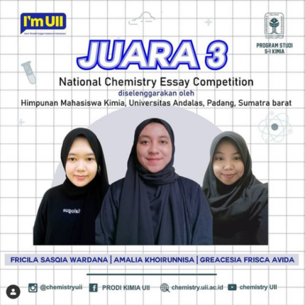 Mahasiswa Prodi Kimia Juara 3 Kompetisi Esay Nasional ...